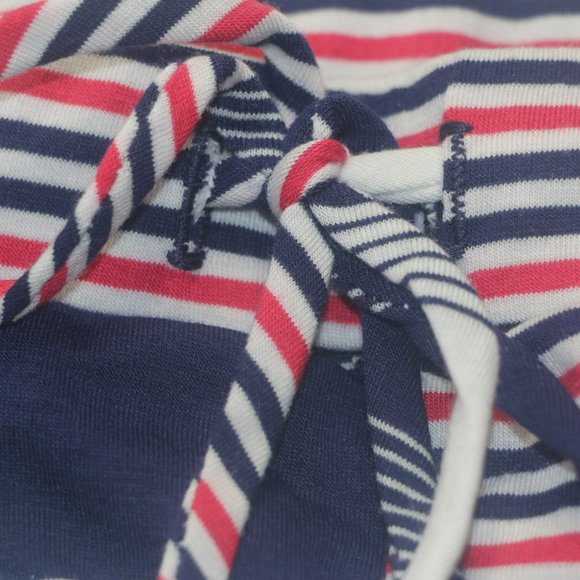 Red, White, and Blue Stripe Woven Shorts - Picture 7 of 8
